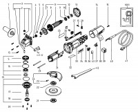 METABO 06111000 W 6-115 EU 115mm Angle Grinder 230V Spare Parts