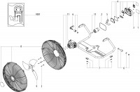 METABO 06176000 AV 18 Cordless Fan Spare Parts