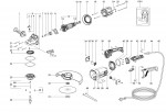 METABO 06445420 W 24-180 US 180mm Angle Grinder  120V Spare Parts