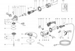 METABO 06445421 W 24-180 US 180mm Angle Grinder  120V Spare Parts