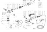 METABO 06474420 W 26-230 MVT US 2600w 230mm Angle Grinder 120V Spare Parts