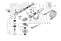 METABO 06727000 W 820-115 EU 820w 115mm Angle Grinder 230V Spare Parts