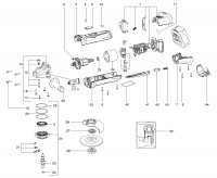 METABO 13071420 WP 18 LTX 115  18V Cordless Flat Head Angle Grinder Spare Parts