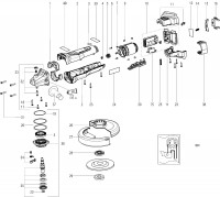 Metabo Cordless Straight Grinder 21046000 WPB 18 LTX BL 125 QUICK IK 99 Spare Parts