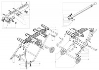 Metabo KGS/KGT Accessory 29007000 STAND FOR MITRE SAWS KSU 251 MOBILE EU 230V Spare Parts