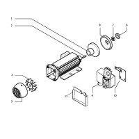 Metabo Motor Accessory 0100014025 13 BW - MOTOR 7,40 DNB 3 / 400V/50HZ Spare Parts