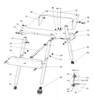 METABO 0910003518 10 WORKSTAND KGS Spare Parts