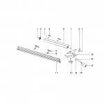METABO 0910063707 11 RIP FENCE UK 290/333 Spare Parts